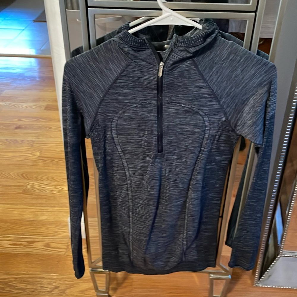 Lululemon quarter zip with hood